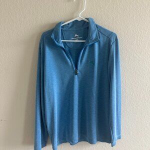 Tommy Bahama Via Del Mar Half Zip Long Sleeve Shirt